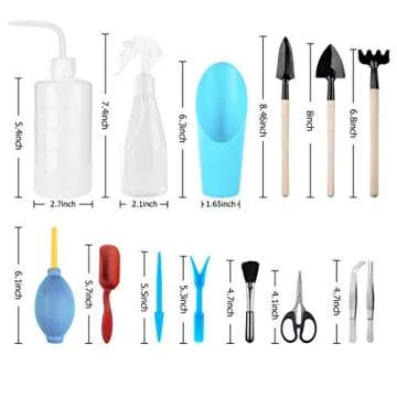 NPLUX Succulent Tools Set for Mini Garden Care