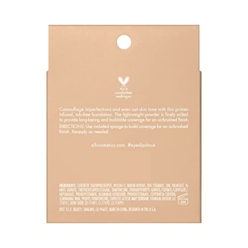 e.l.f. Camo Powder Foundation for All Skin Types - Lightweight