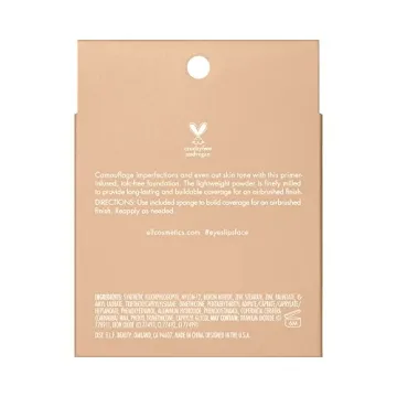 e.l.f. Camo Powder Foundation for All Skin Types - Lightweight