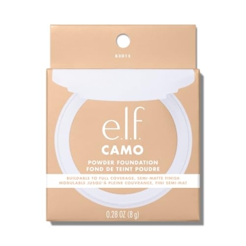 e.l.f. Camo Powder Foundation for All Skin Types - Lightweight