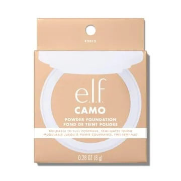 e.l.f. Camo Powder Foundation for All Skin Types - Lightweight