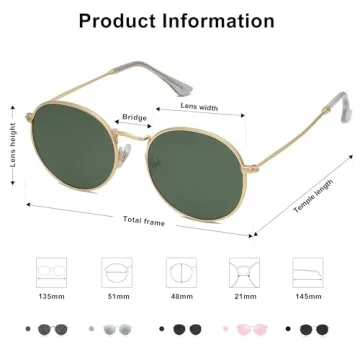 SOJOS Polarized Sunglasses for Men Women Fashion Shades
