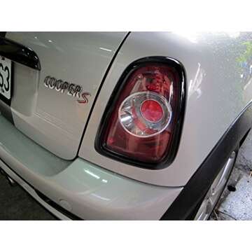 ATEX Glossy Black Tail Lamp Trim Cover for MINI COOPER R56