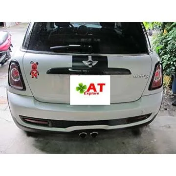 ATEX Glossy Black Tail Lamp Trim Cover for MINI COOPER R56