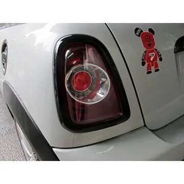ATEX Glossy Black Tail Lamp Trim Cover for MINI COOPER R56