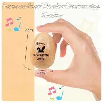 Personalized Musical Easter Egg Shaker Keepsake