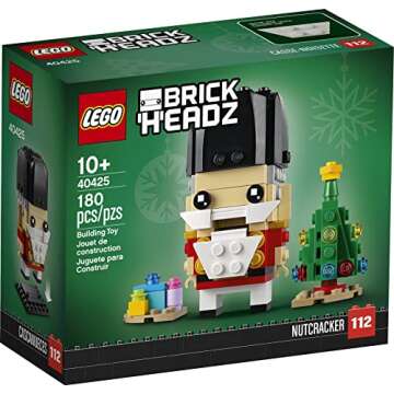 LEGO BrickHeadz Nutcracker 40425 Building Kit (180 Pieces)