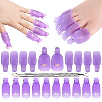 Makartt Gel Nail Polish Remover Clips Kit for Easy Removal