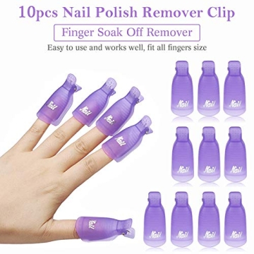 Makartt Gel Nail Polish Remover Clips Kit for Easy Removal