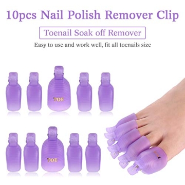 Makartt Gel Nail Polish Remover Clips Kit for Easy Removal