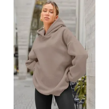 EFAN Womens Oversized Fleece Hoodie Cozy Fall Winter Fashion