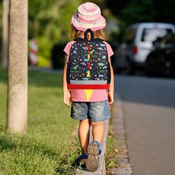 HWJIANFENG Kids Backpack Toddler Backpack Cute Mini Dinosaur Backpack for Boys Baby Daycare Bag Schoolbag Boys Girls