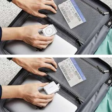 Criacr 3 in 1 Foldable Wireless Charger, Magnetic 3 in 1 Charging Station for Apple Multiple Devices, Travel Wireless Charger for iPhone 15/14/13/12, AirPods 3/2/Pro, iWatch (Adapter NOT Included)