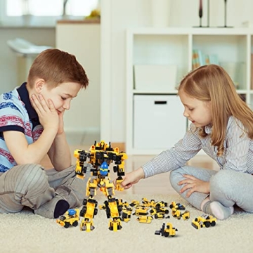 PANLOS 573 PCS Transforming Engineering Building Bricks Set