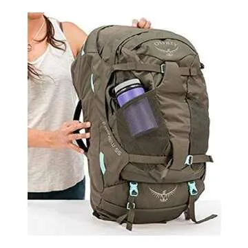 Osprey Fairview 55L Women's Travel Backpack, Misty Grey, WS/M