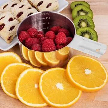 Hudson Essentials 2-Cup Stainless Steel Measuring Cup