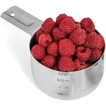 Hudson Essentials 2-Cup Stainless Steel Measuring Cup