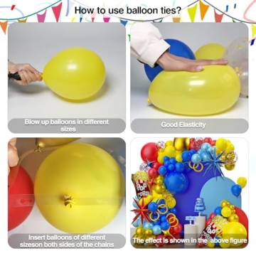 150 PC Carnival Balloon Kit for Festive Celebrations