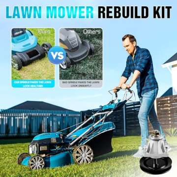 Autsurles Lawn Mower Deck Spindle Assembly Replace for Cub Cadet 918-04123B, 618-04123B LT1022,LT1045, LT1046 46 inch Decks 3 Pack