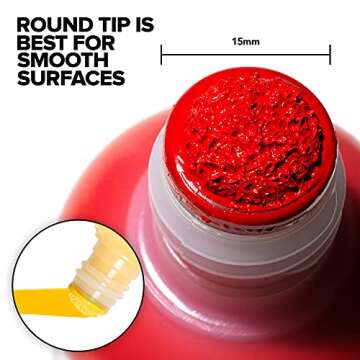 Krink K-60 Yellow Paint Marker - Vibrant and Opaque Fine Art Graffiti Markers for Canvas Metal Glass...