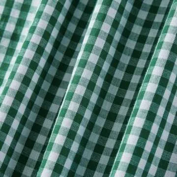 Pivanzore Y2k Plaid Shorts for Women Casual Elastic Waist Aesthetic Lounge Bottom Baggy Pajama Shorts Boxers Sleepwear (Green,Small)