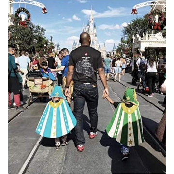 Unisex Green Superhero Cape for Kids Reversible Fun