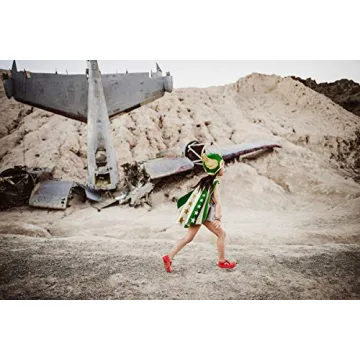 Unisex Green Superhero Cape for Kids Reversible Fun