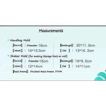 Rectangle Clutch Bag Silicone Mold for DIY Handbags