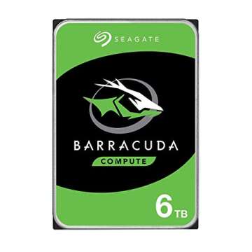 Seagate Barracuda 6TB HDD for Reliable Computer Storage