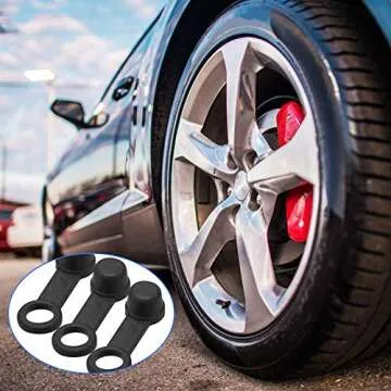 Frienda 50 Pack Brake Bleeder Cap Small Automotive Brake Bleeder Screw Rubber Grease Fitting Caps Car Zerk Dust Cover for Cars Motorcycles Bicycles Accessories