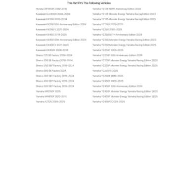 Tusk KYB Dual Chamber Fork Cap Wrench Compatible with Yamaha YZ250F/YZ450F/YZ250 2005-2025