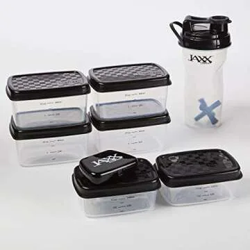 Fit & Fresh Jaxx FitPaks, Standard, Red & Black