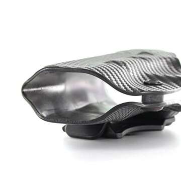 Outlaw Holster Left Hand Black Carbon Fiber IWB for XD-E