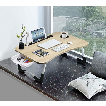 Slendor Foldable Laptop Desk for Bed Couch Work