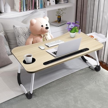 Slendor Foldable Laptop Desk for Bed Couch Work