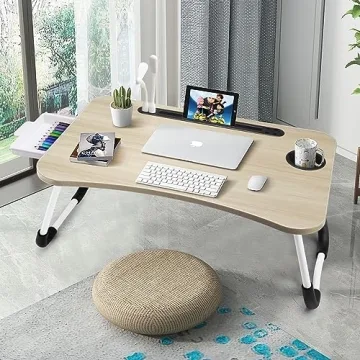 Slendor Foldable Laptop Desk for Bed Couch Work