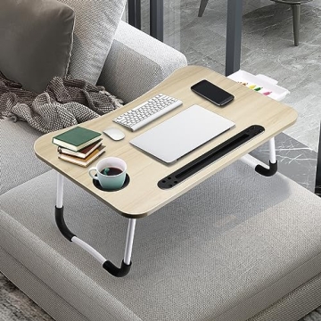 Slendor Foldable Laptop Desk for Bed Couch Work