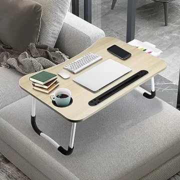 Slendor Foldable Laptop Desk for Bed Couch Work