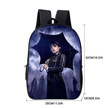 YIQUIL Wednesday Backpack - Stylish & Spacious Kids Bag