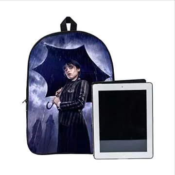 YIQUIL Wednesday Backpack - Stylish & Spacious Kids Bag