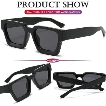 AIEYEZO Square Sunglasses for Stylish Eye Protection
