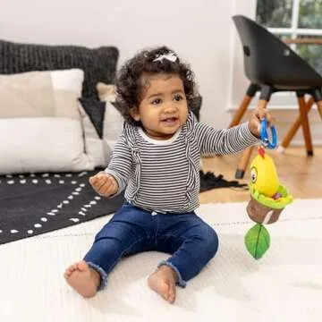 Baby Einstein Cal-a-Puller Pull & Shake Stroller Toy, Ages 0 Months and Up