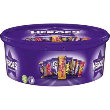 Cadbury Heroes Chocolate Tub, 550g
