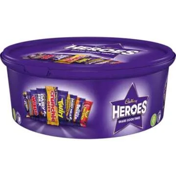 Cadbury Heroes Chocolate Tub, 550g