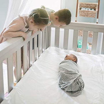 QuickZip Crib Sheet Set - Easy Crib Sheets for Parents