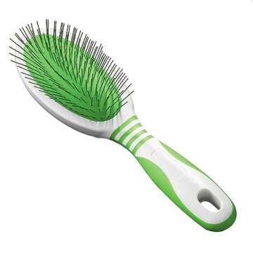 Andis 65720 Pin Brush for Medium & Long Hair Dogs - Gentle & Effective in Removing Dirt, Dust & Loos...