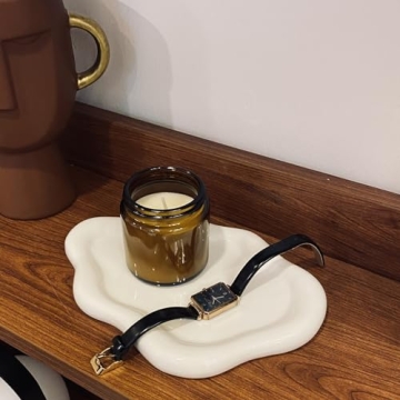 Convivo Ceramic Jewelry Tray - Elegant and Functional Decor