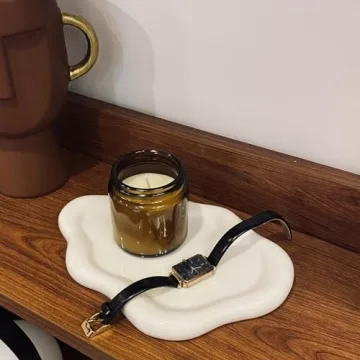 Convivo Ceramic Jewelry Tray - Elegant and Functional Decor