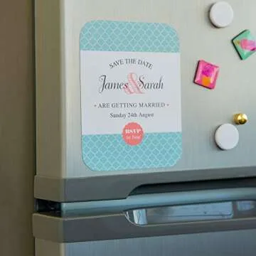 Avery Printable Magnet Sheets, 8.5" x 11", Inkjet Printer, 2 Packs, 10 White Magnetic Sheets Total (5814)