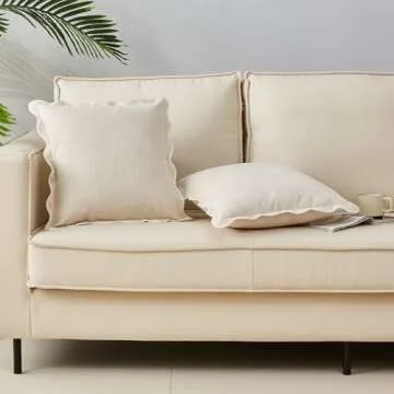 Mayler Yee Scalloped Throw Pillow Covers Set of 2